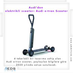 Audi'den elektrikli scooter: Audi e-tron scooter