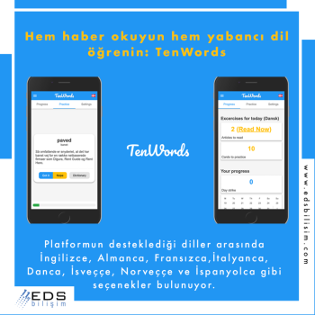 Hem haber okuyun hem yabancı dil öğrenin: TenWords